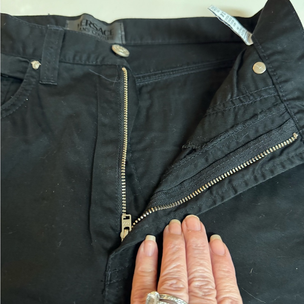 🖤 NWOT VERSACE COUTURE BLACK JEANS! - Picture 10 of 10
